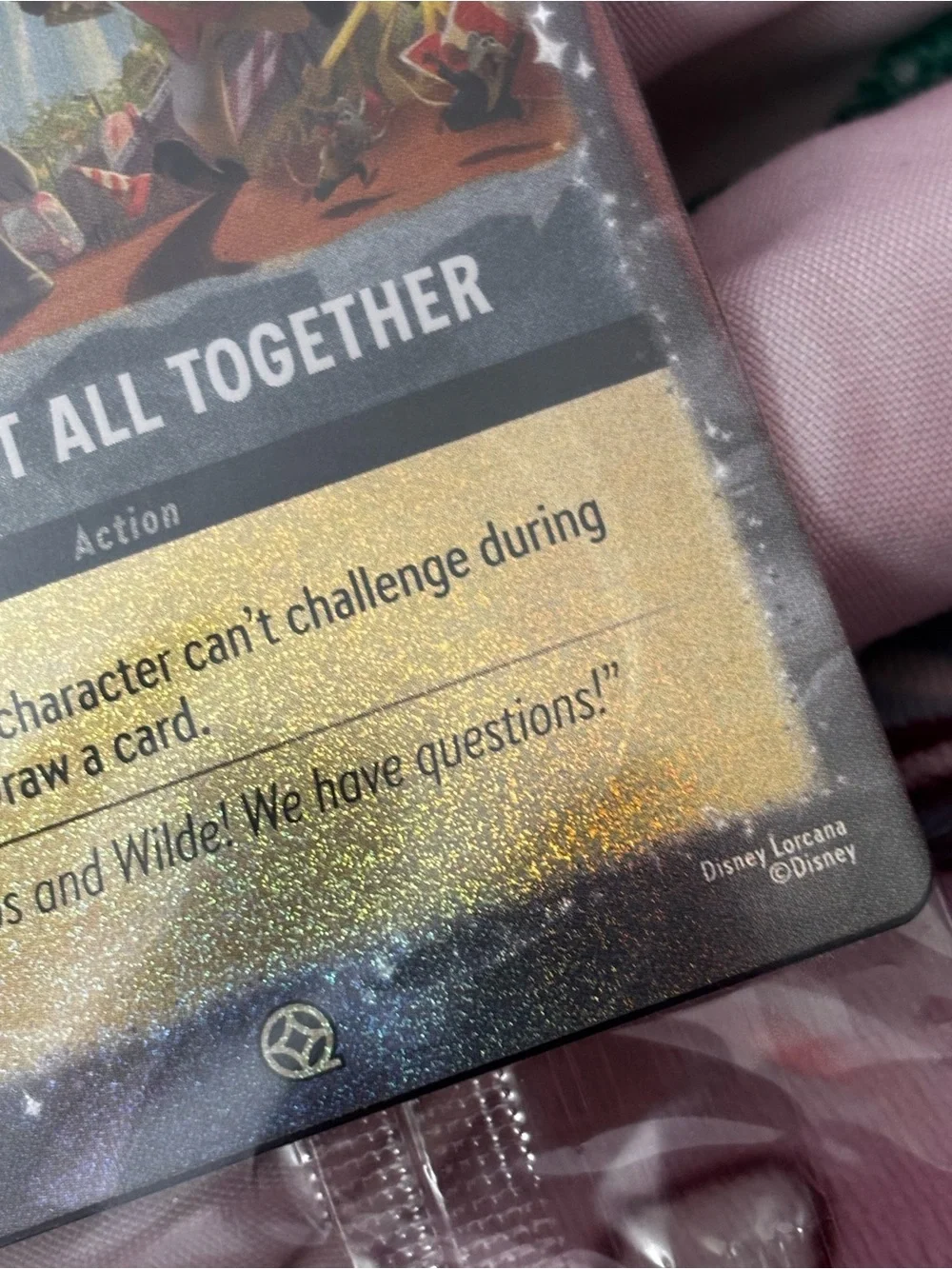 Disney Lorcana “Putting it all together” Card Exclusive for Zootopia 2 showings